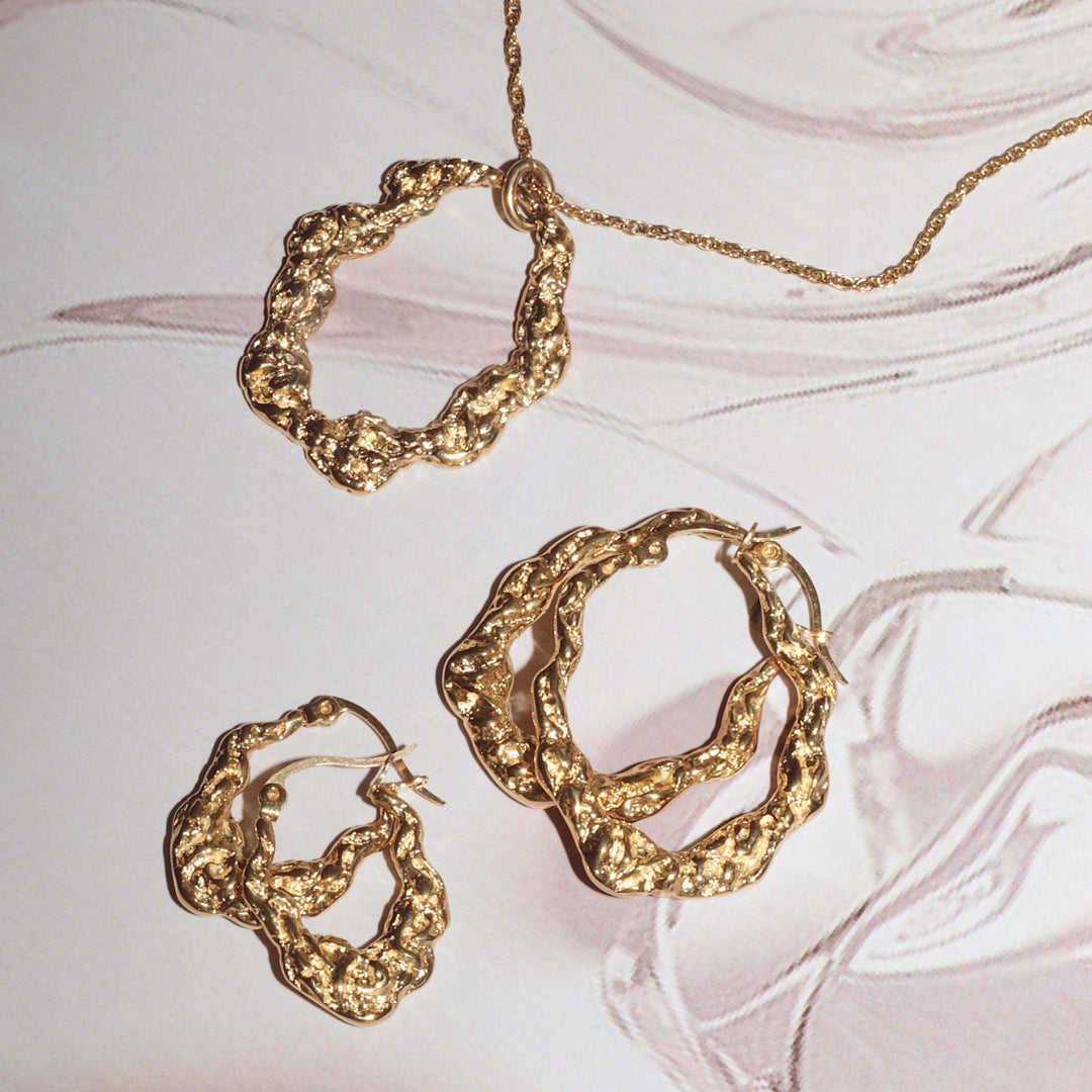 Xenia x Sistie 2nd - Earrings Medium Gold-plated