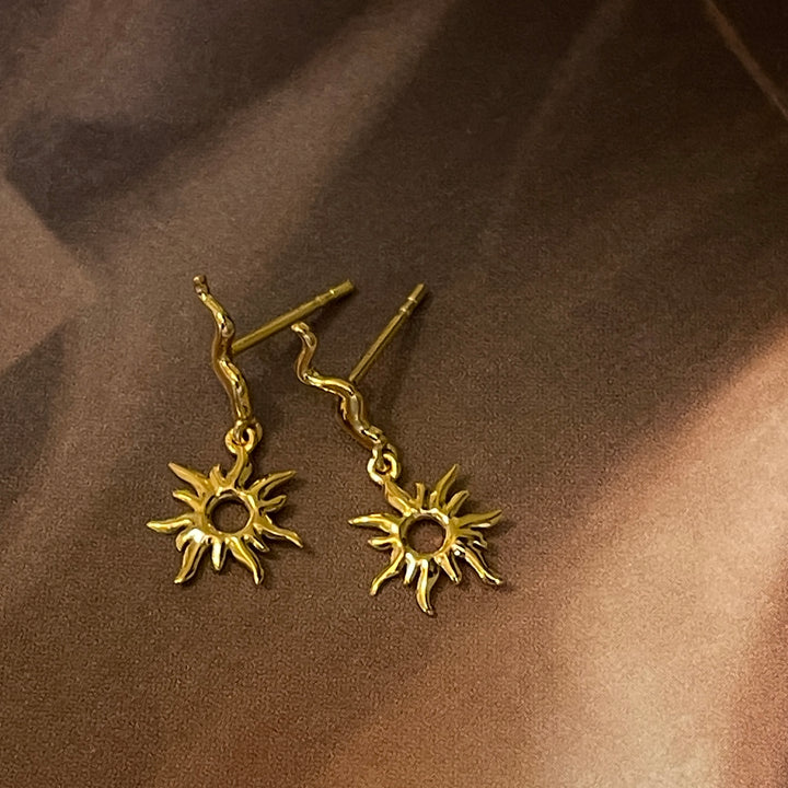Universe - Earrings Gold Plated