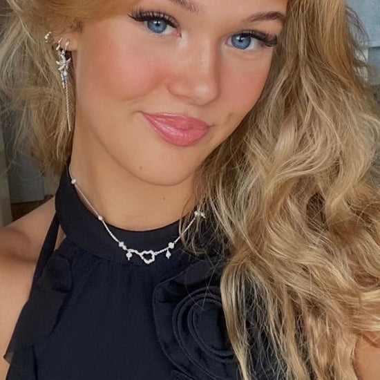 Lärke Bentsen x Sistie - Necklace Silver with freshwater pearl