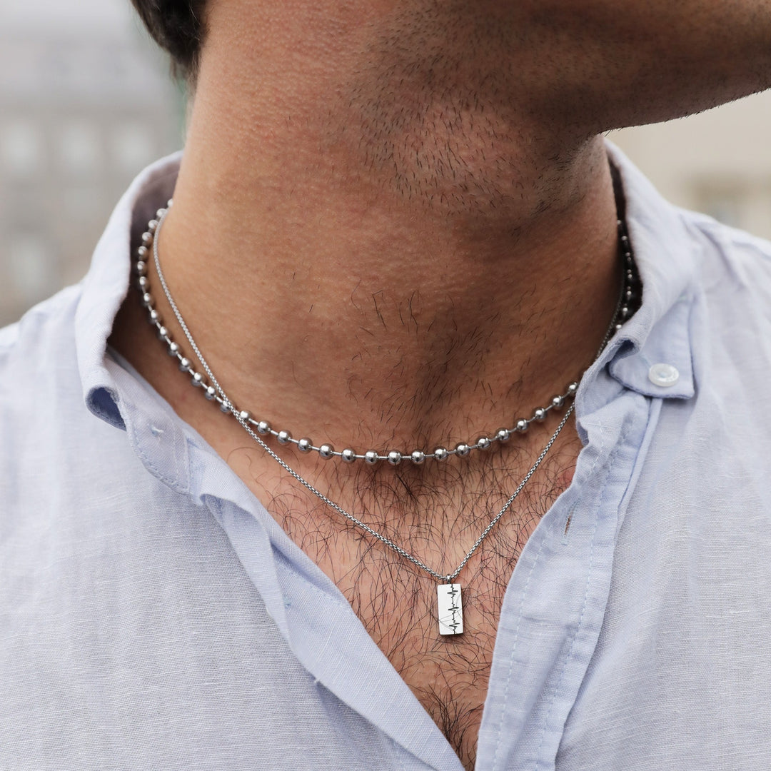 Infinity - Halskæde Oxideret Stål