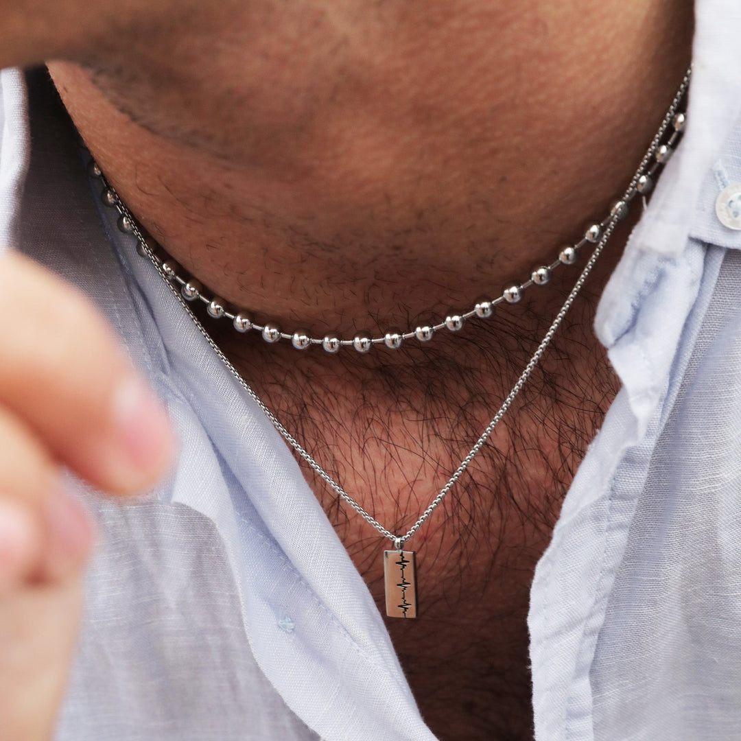 Infinity - Halskæde Oxideret Stål