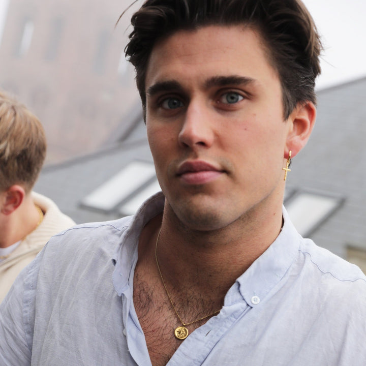 Compass - Necklace Gold plated