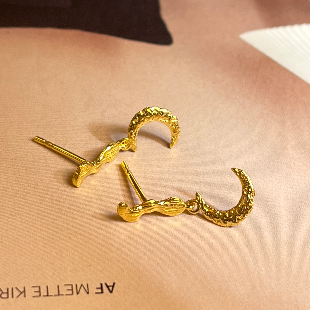 Universe - Earrings Gold Plated