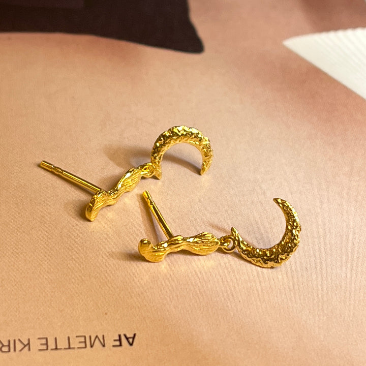 Universe - Earrings Gold Plated