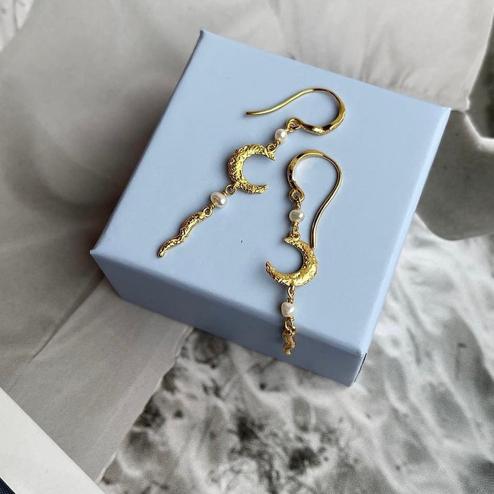 Universe - Earrings Gold-plated