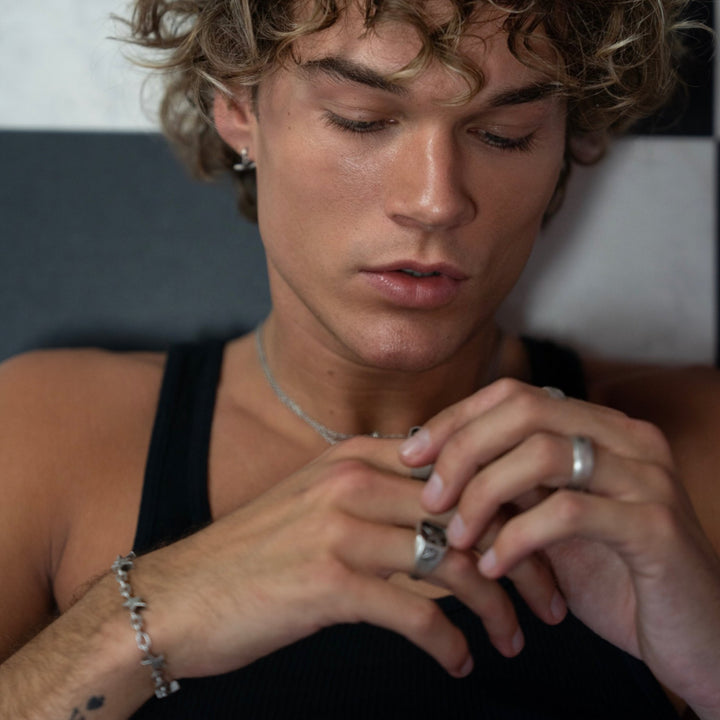 Christopher Stampe x Samie - Bracelet Matt Steel