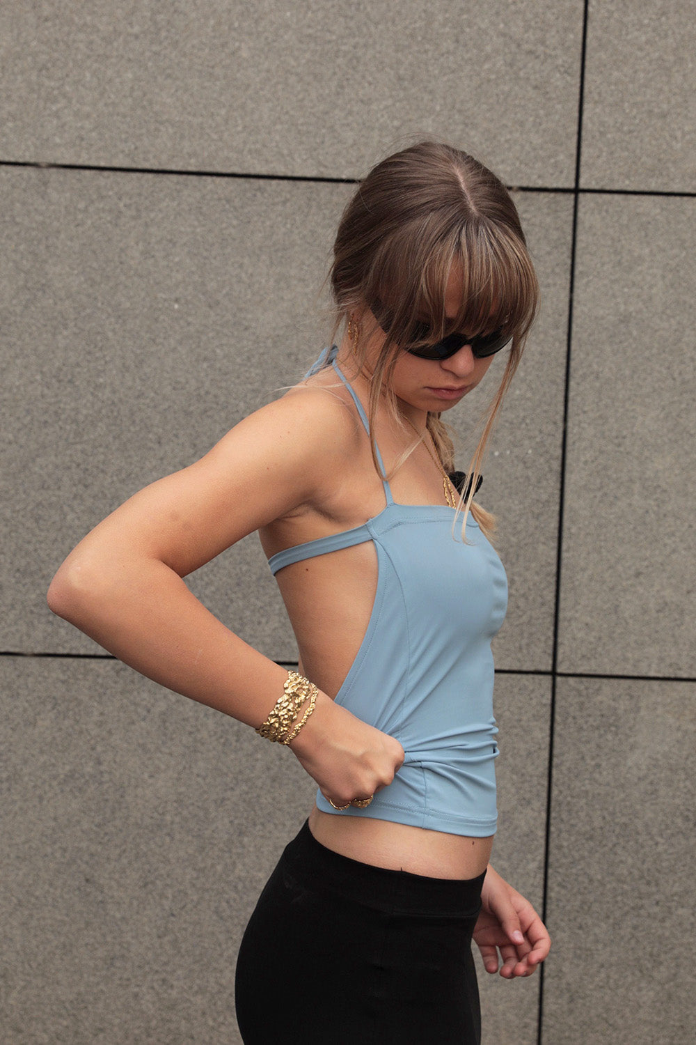 Xenia & Lisa x Sistie - Blue top