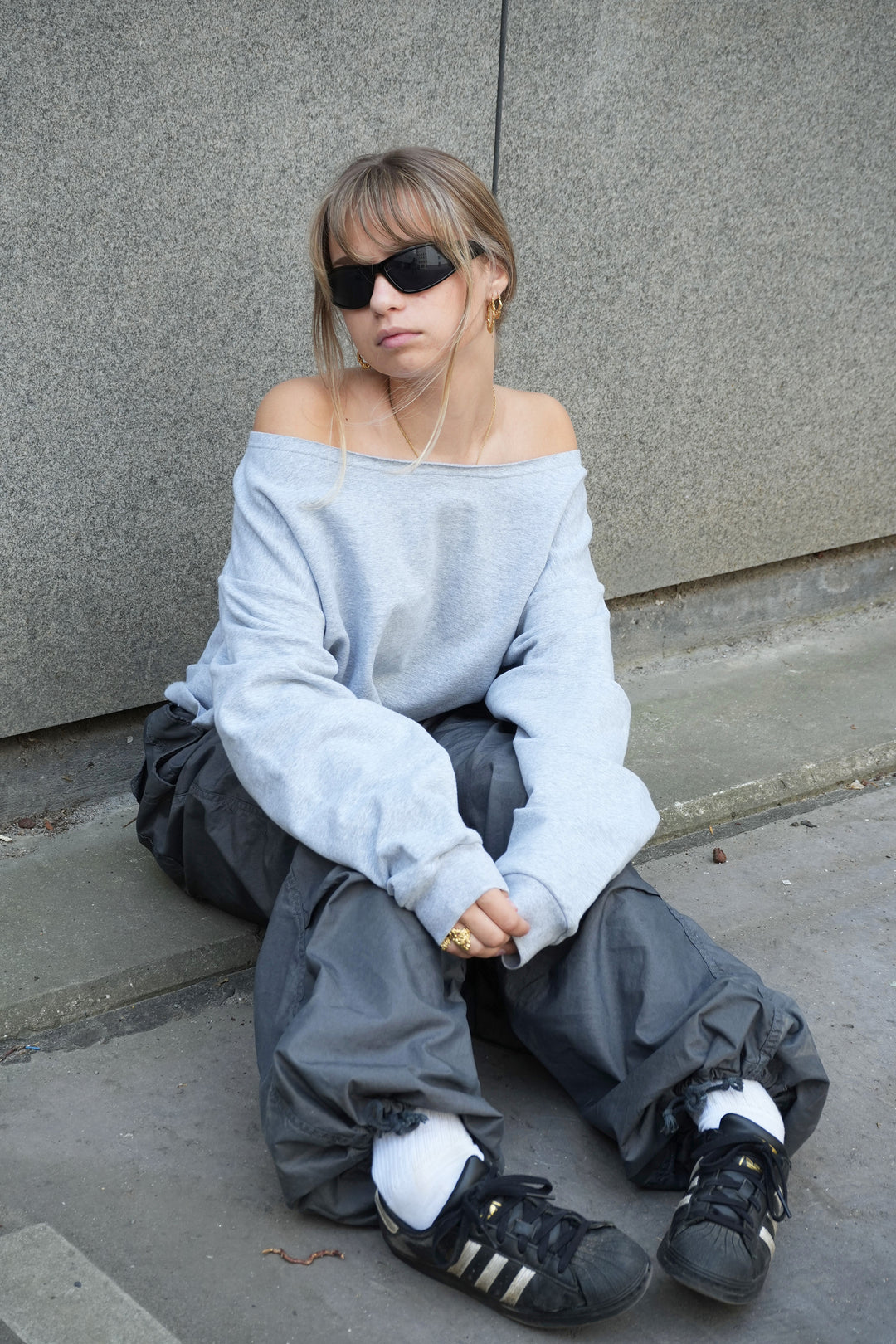 Xenia & Lisa x Sistie - Gray sweatshirt