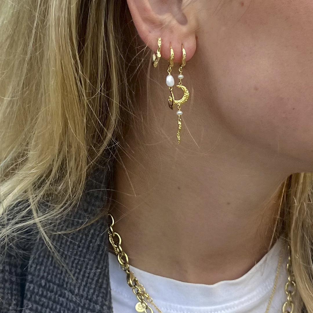 Universe - Earrings Gold-plated