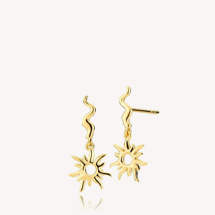 Universe - Earrings Gold Plated