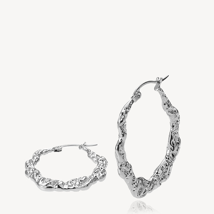 Xenia x Sistie 2nd - Earrings Large Steel