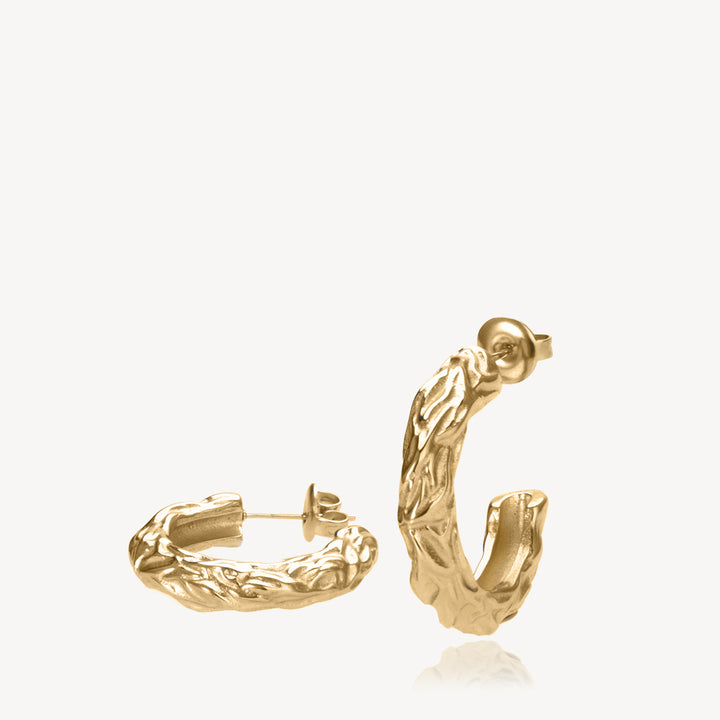 Alva - Creoles Gold-plated