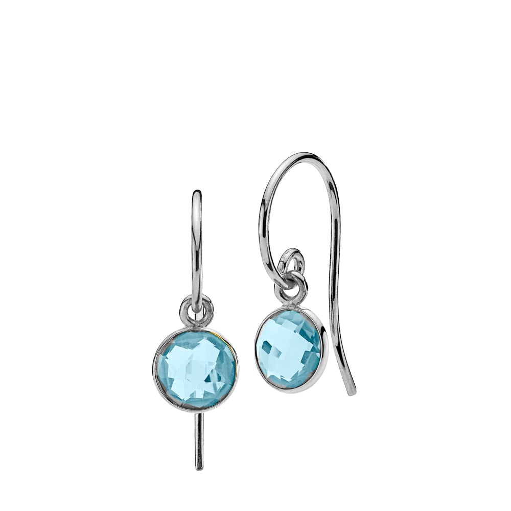 PRIMA DONNA - Earrings Silver & Aqua blue