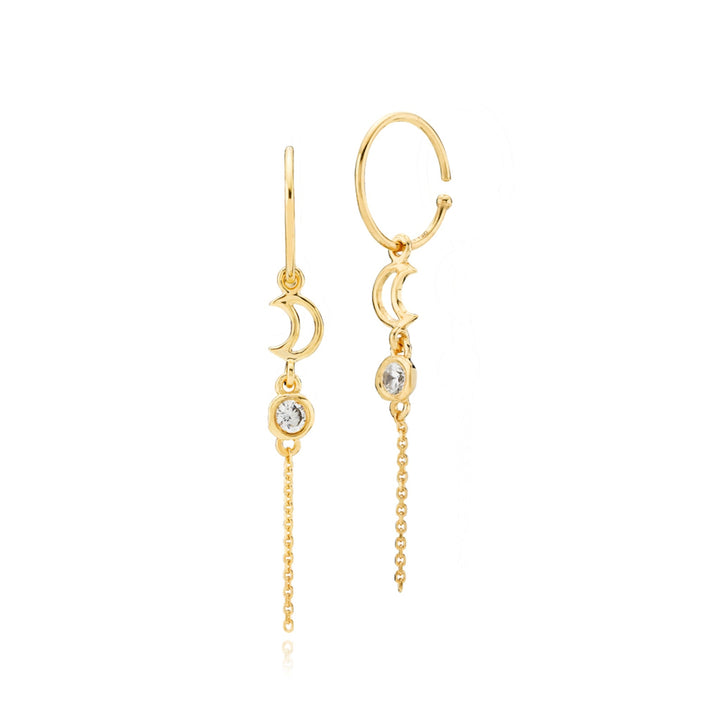 Metis - Earring Gilded with zircon