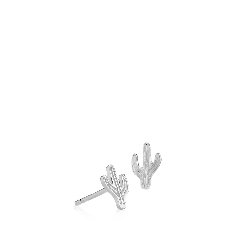 Petite cactus - Ørestikker Sølv