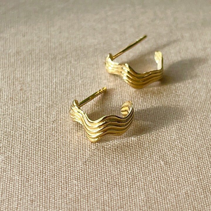 Silke x Sistie - Earrings gold-plated