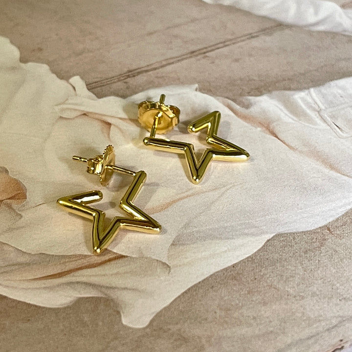 Stella - Earrings Gold plated