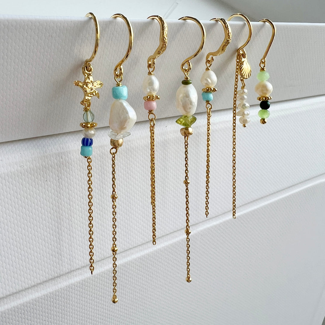 Beach - Earrings Gold-plated