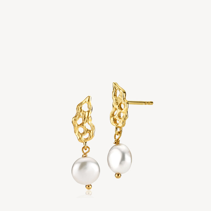 HOLLY - Small earrings Gold plated