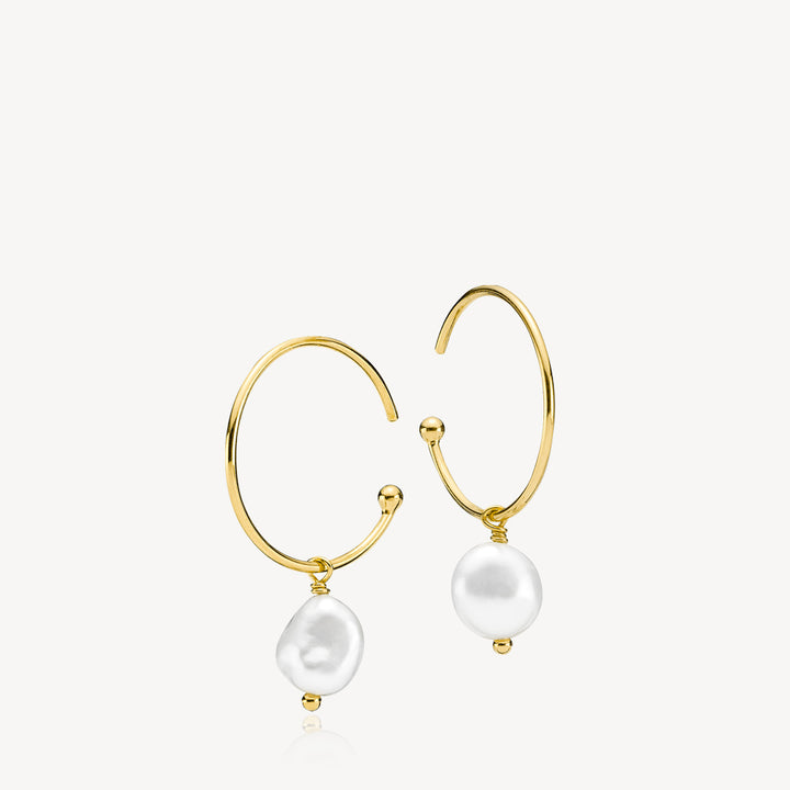 PASSION - Earrings Gold-plated with pearl