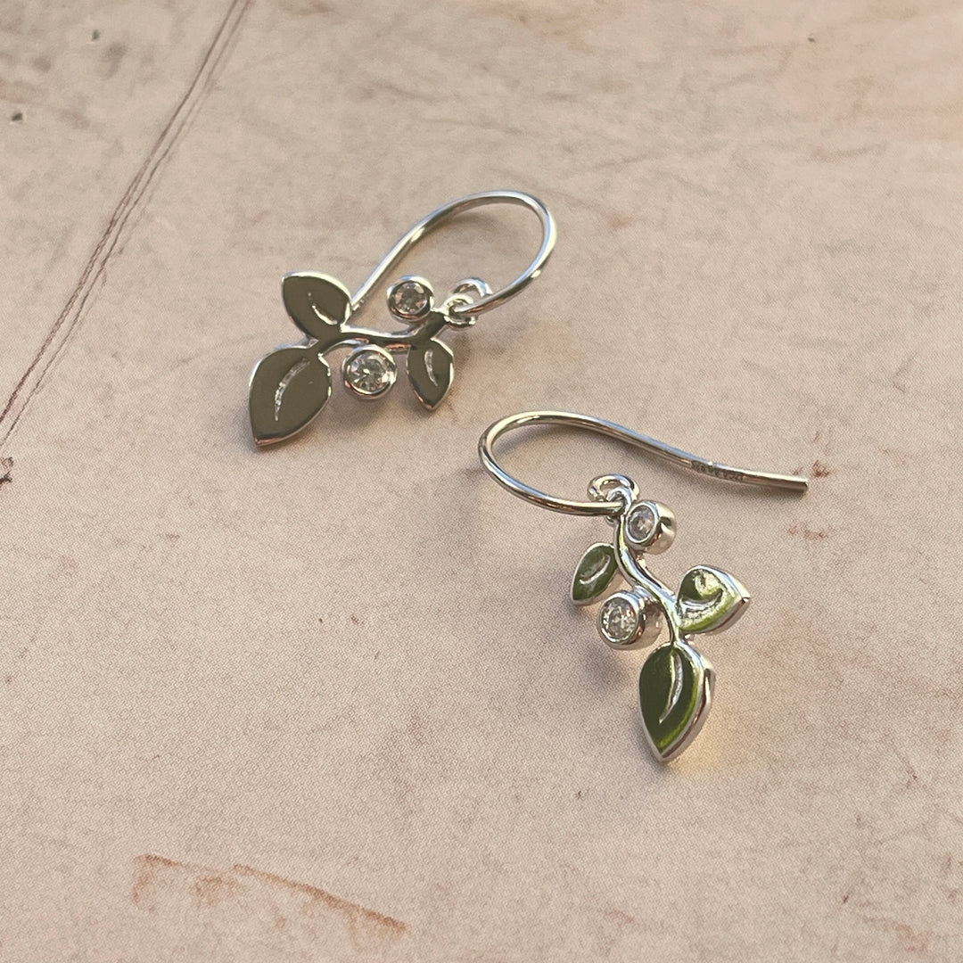 Amber - Earrings Silver