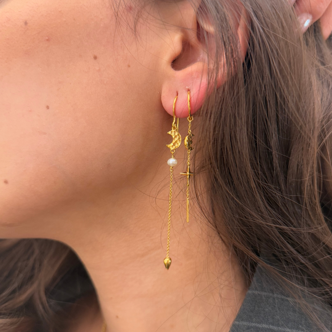 BELLA X SISTIE - Earring gold-plated recycled silver