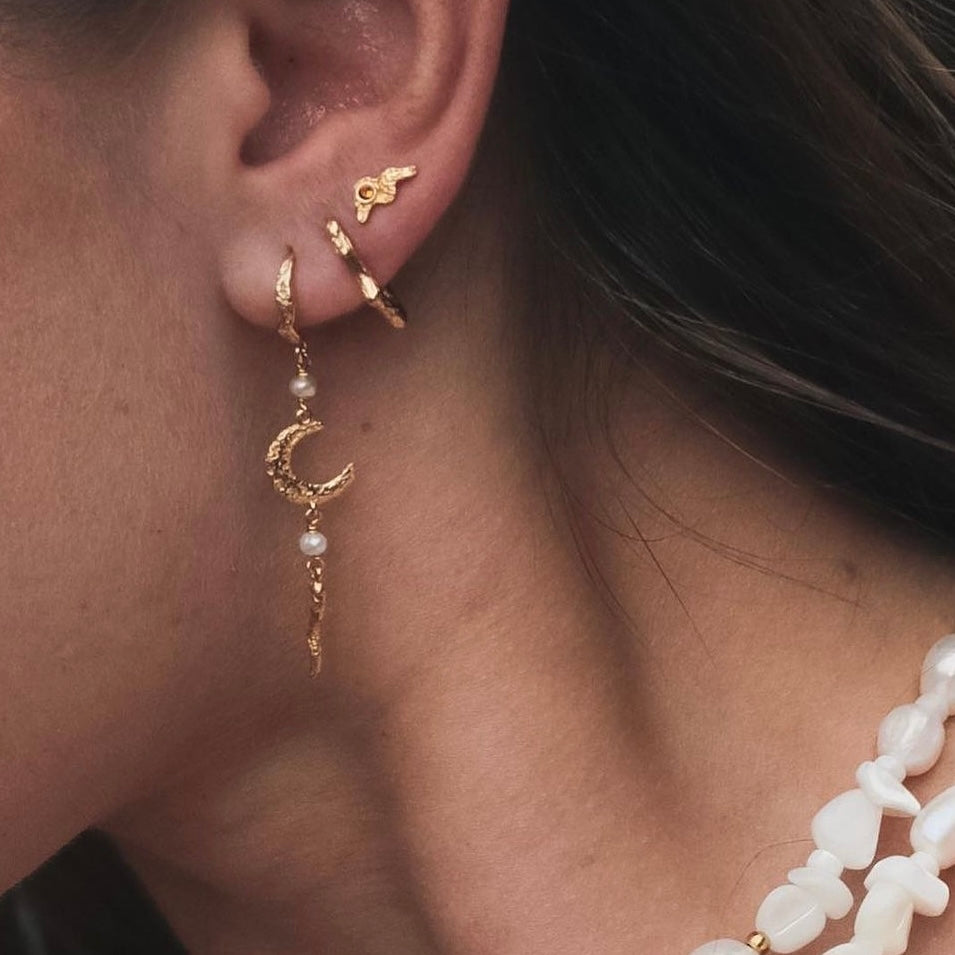 Universe - Earrings Gold-plated