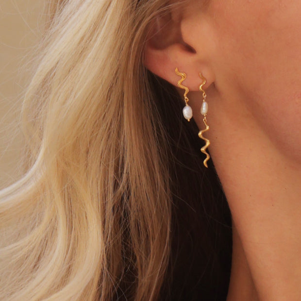 Vilma - Earrings Gold plated