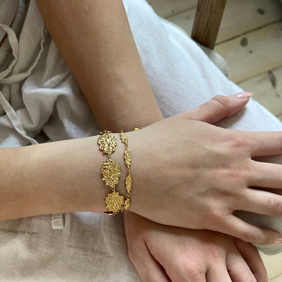 Sophia - Bracelet Large Gold Plated