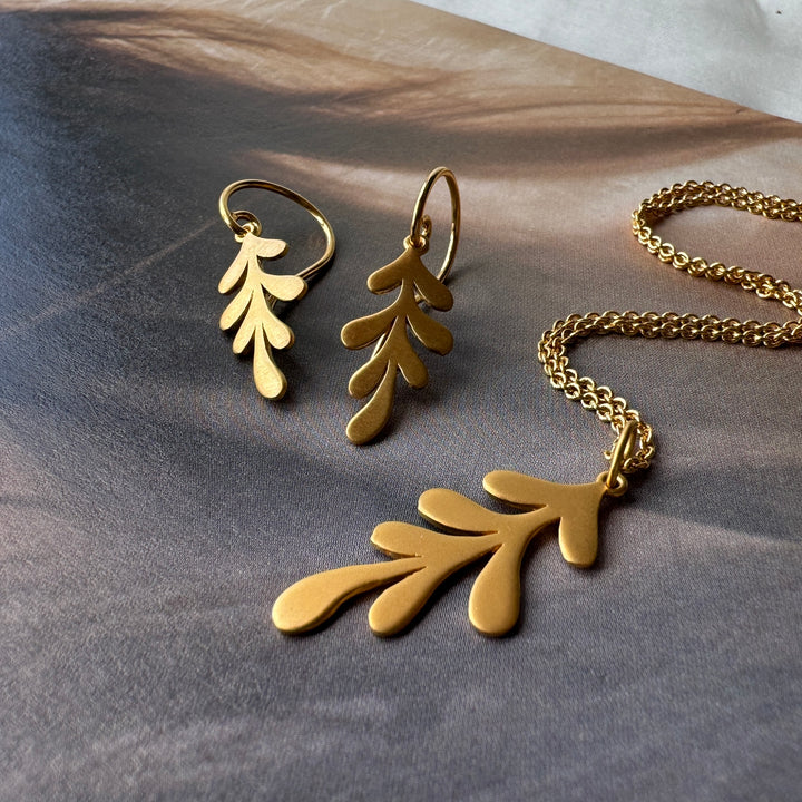 Oaky - Chain with pendant Gold plated