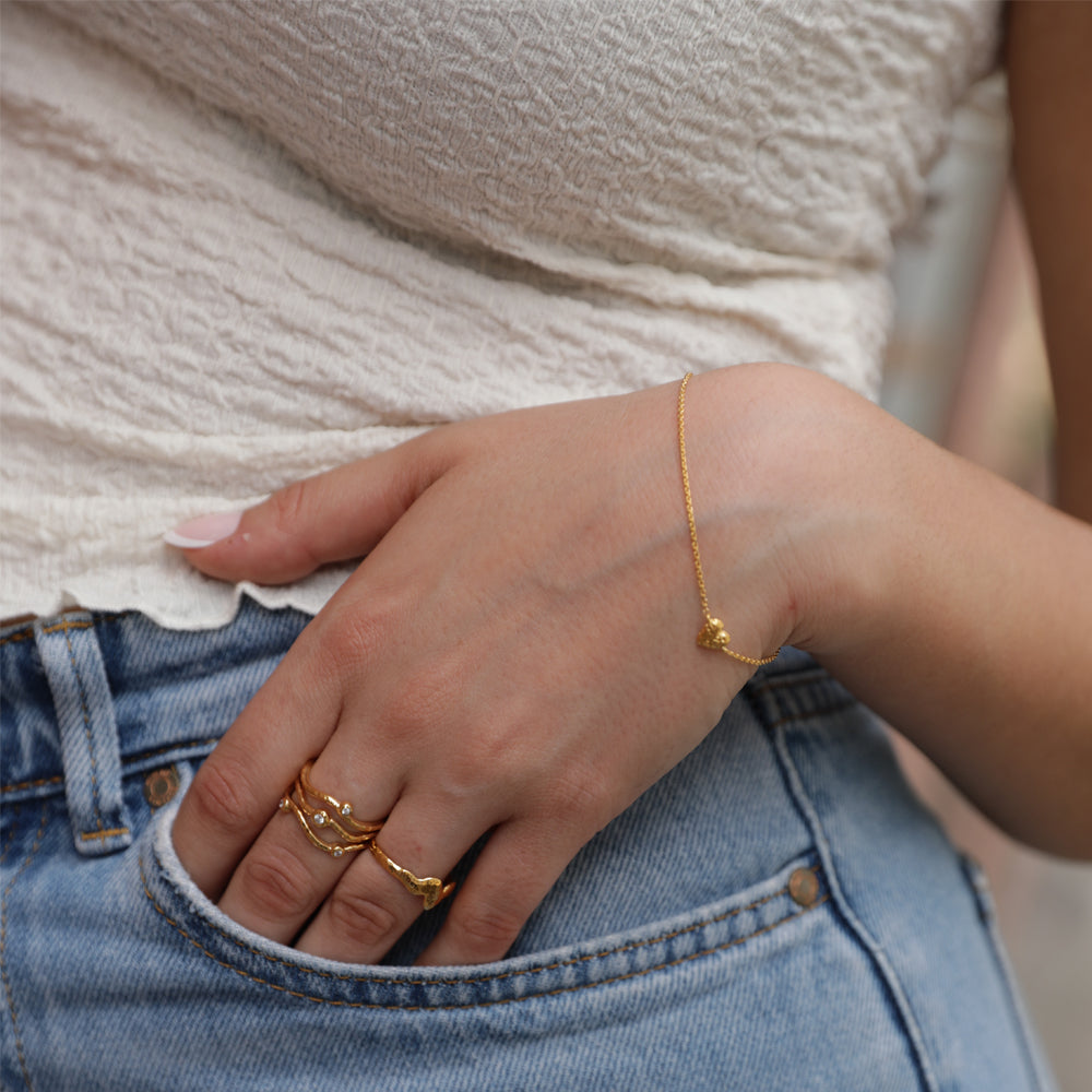 Love - Bracelet Gold Plated