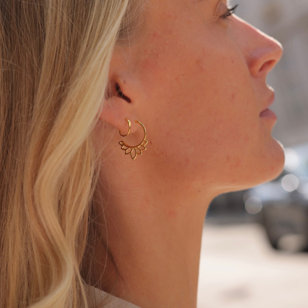 Ellip - Creoles Gold plated