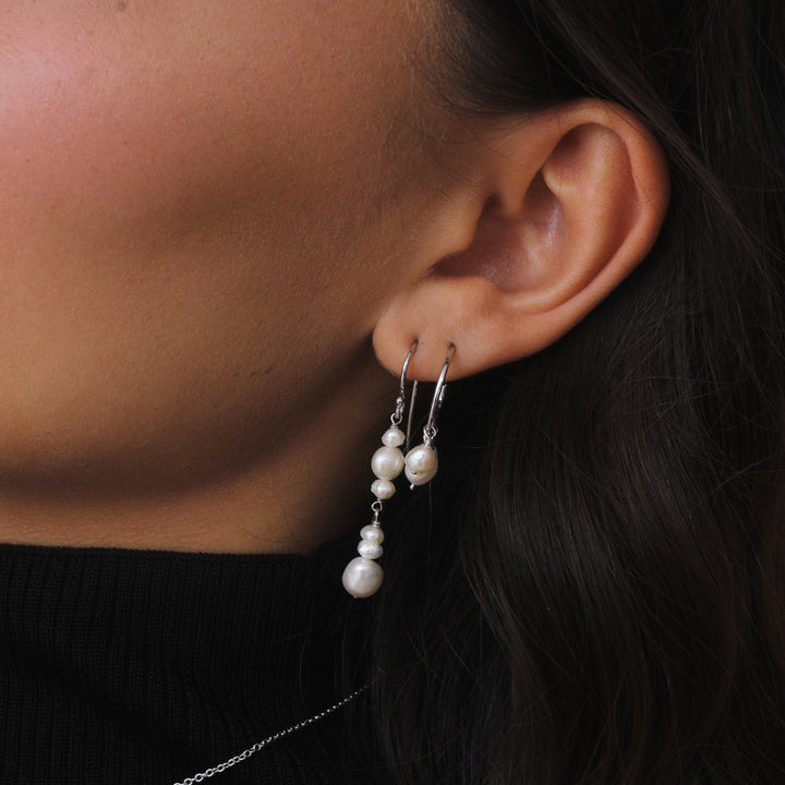 Passion - Pearl earrings Silver