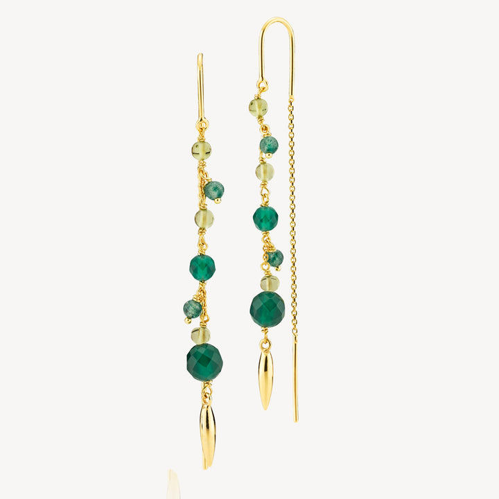 Majesty - Long Earring Gold Plated