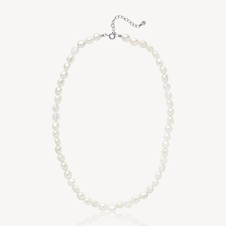 Passion - Pearl necklace Silver