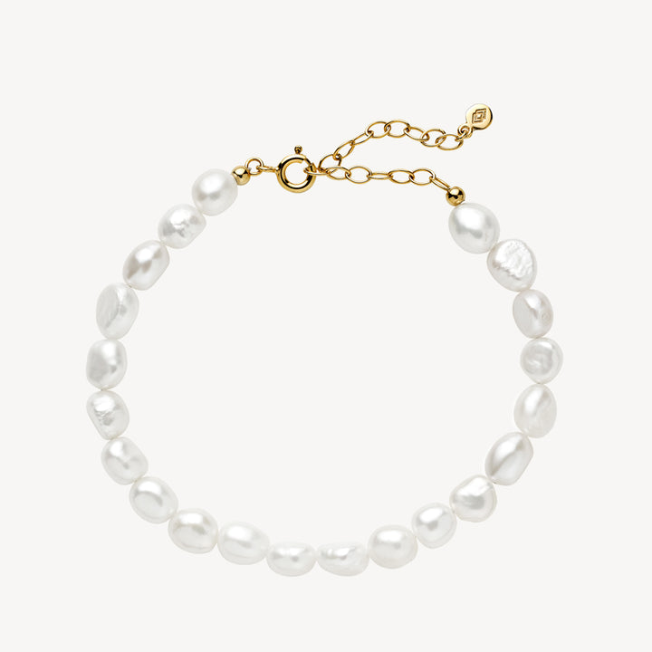 Passion - Pearl bracelet Gold plated