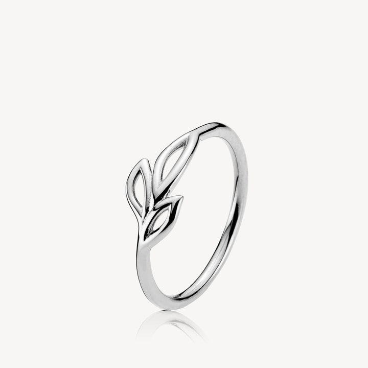 DREAMY - Ring shiny rhodium pl. recycled silver