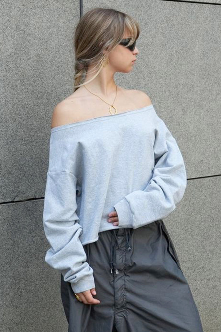 Xenia &amp; Lisa x Sistie - Gray sweatshirt
