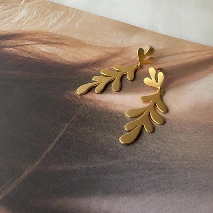 Oaky - Earrings Gold plated