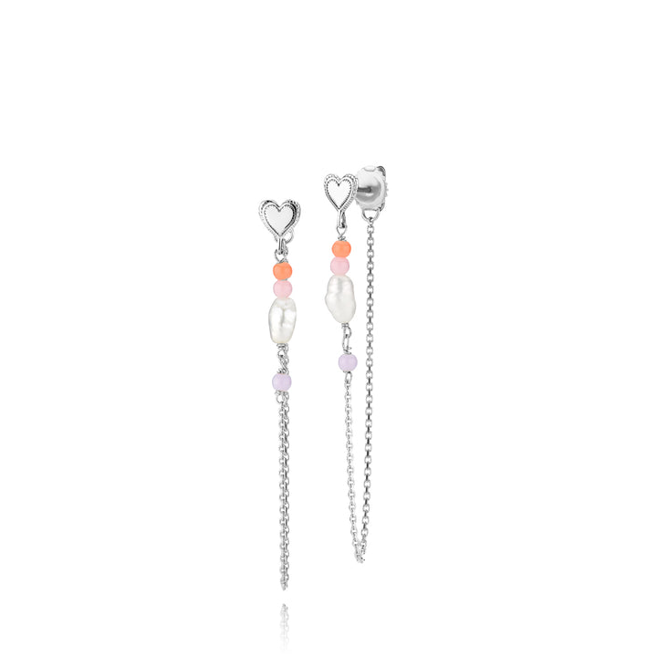 Anne Sofie Krab x Sistie - Chain earrings Silver