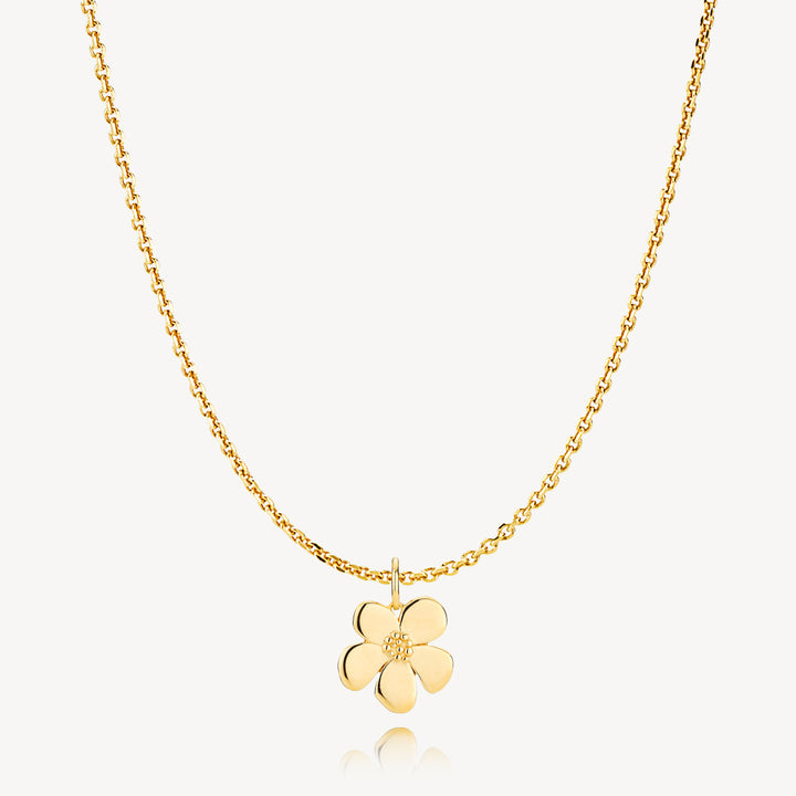 Pansy - Chain with pendant Gold plated