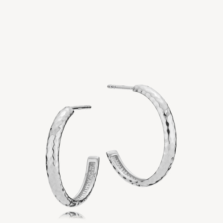 UrbanCph - Hoops Large Silver