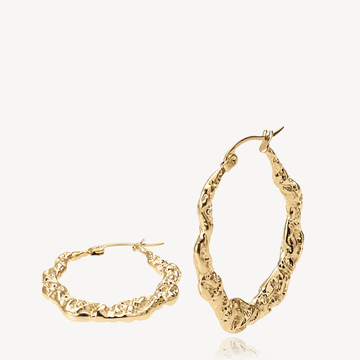 Xenia x Sistie 2nd - Earrings Large Gold Plated