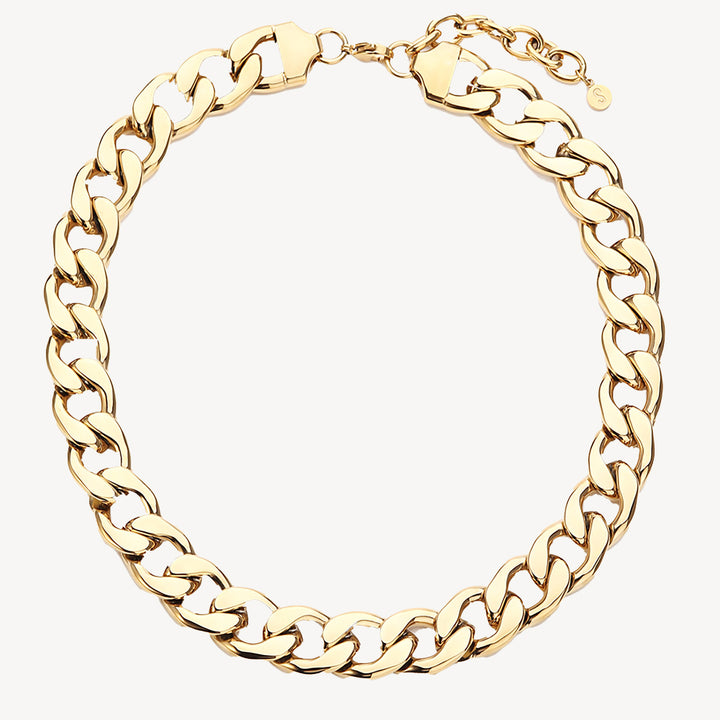 Panzer - Necklace Gold plated