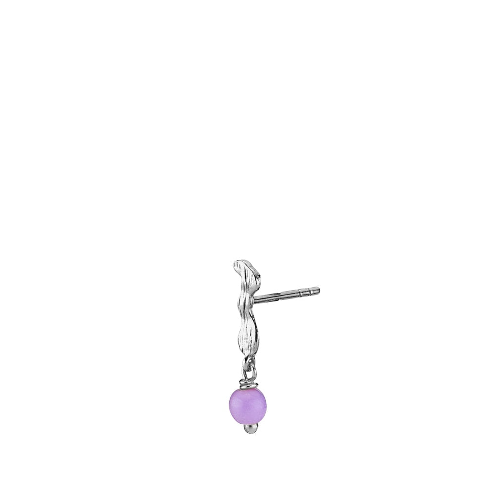 Lærke Bentsen x Sistie - Earrings Light Purple Silver