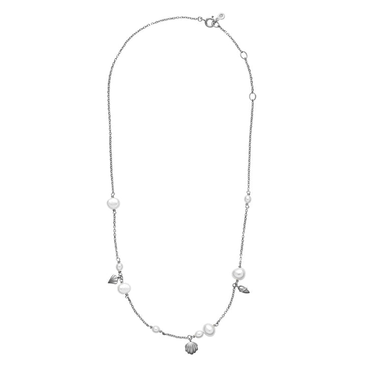 Isabella - Necklace, Silver with freshwater pearls