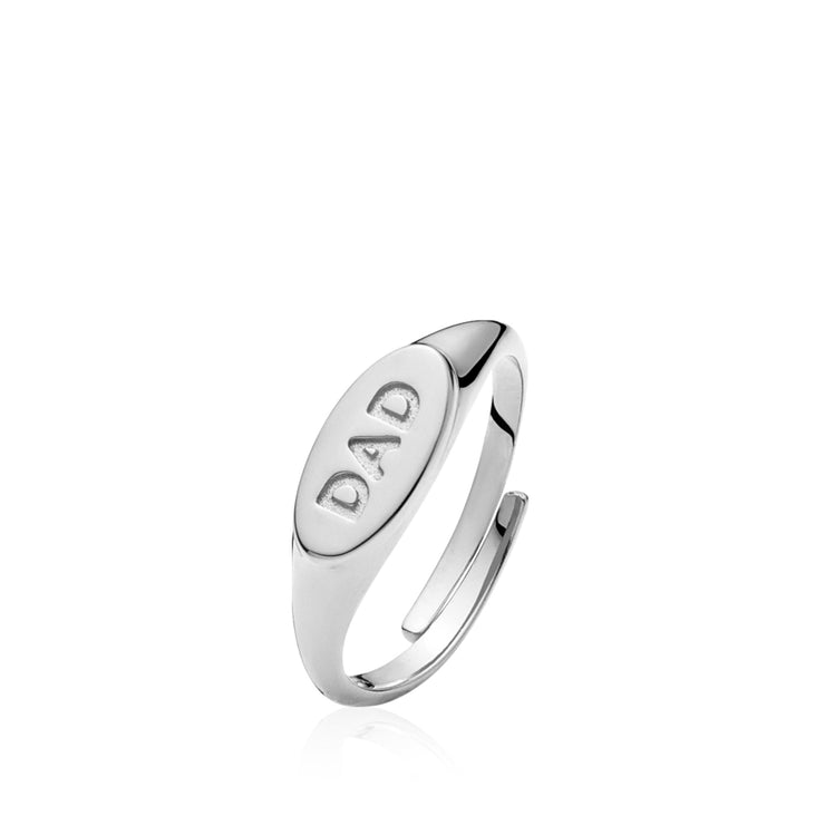 Fam "Dad" - Ring Sølv