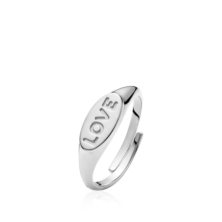 Fam "Love" - ​​Ring Silver Onesize