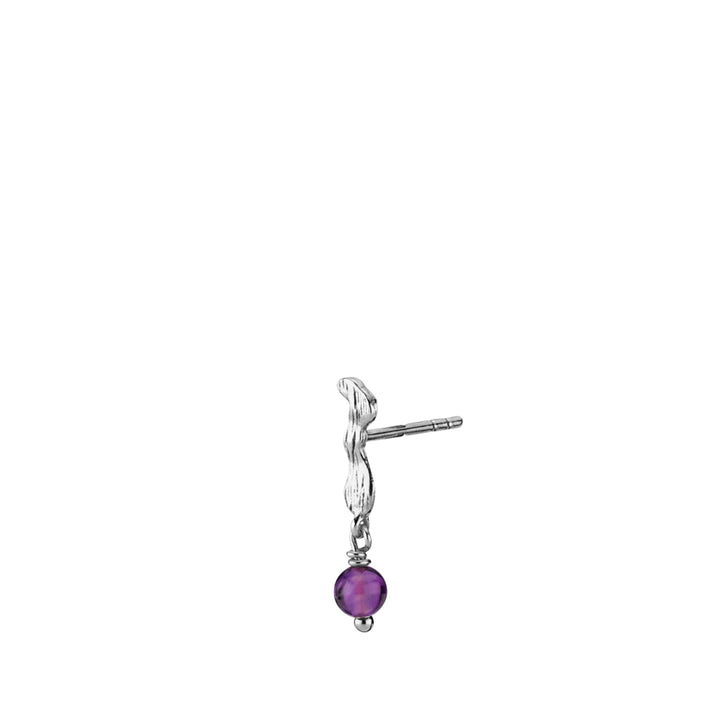 Lärke Bentsen x Sistie - Earrings Amethyst Silver