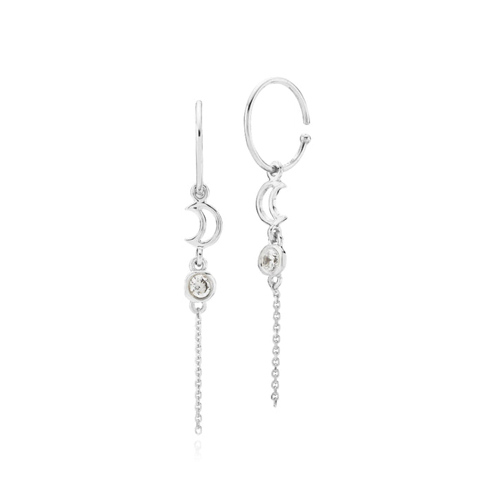 Metis - Earring Silver with zircon